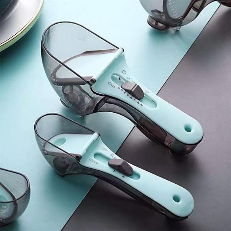 Kitchen Baking Scale - Adjustable Measuring Spoon Baking Plastic Measuring