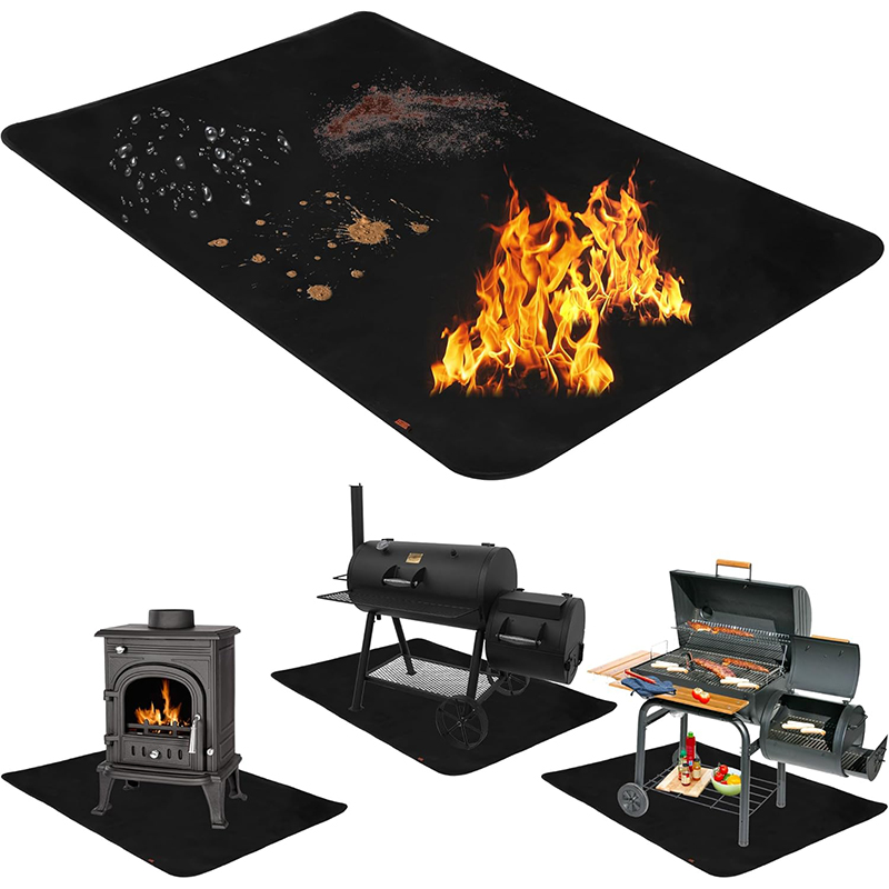Super Kitchen Baking Mat - LMETJMA Under Grill Mat Heat Resistant