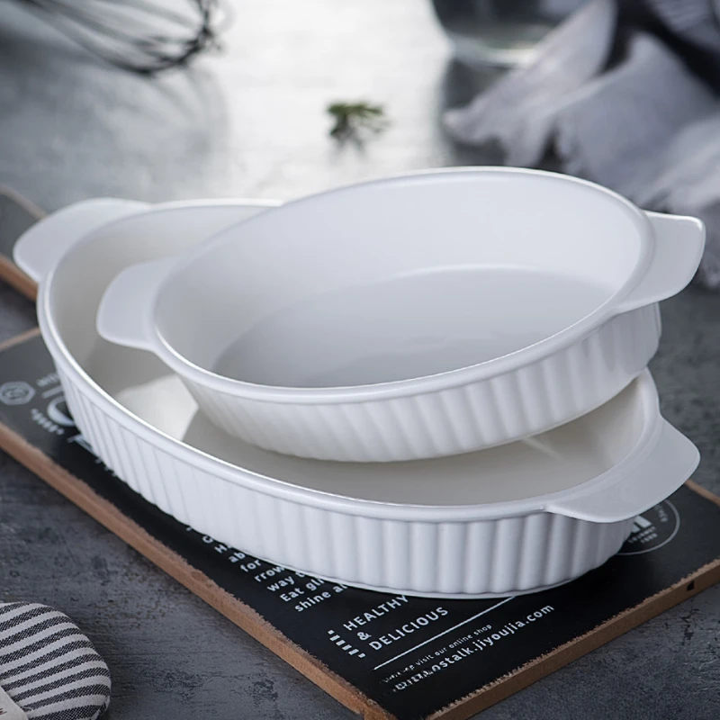 Bread Baking Kitchen Utensils - Oven Baking Tray Bakeware Ceramic Pans