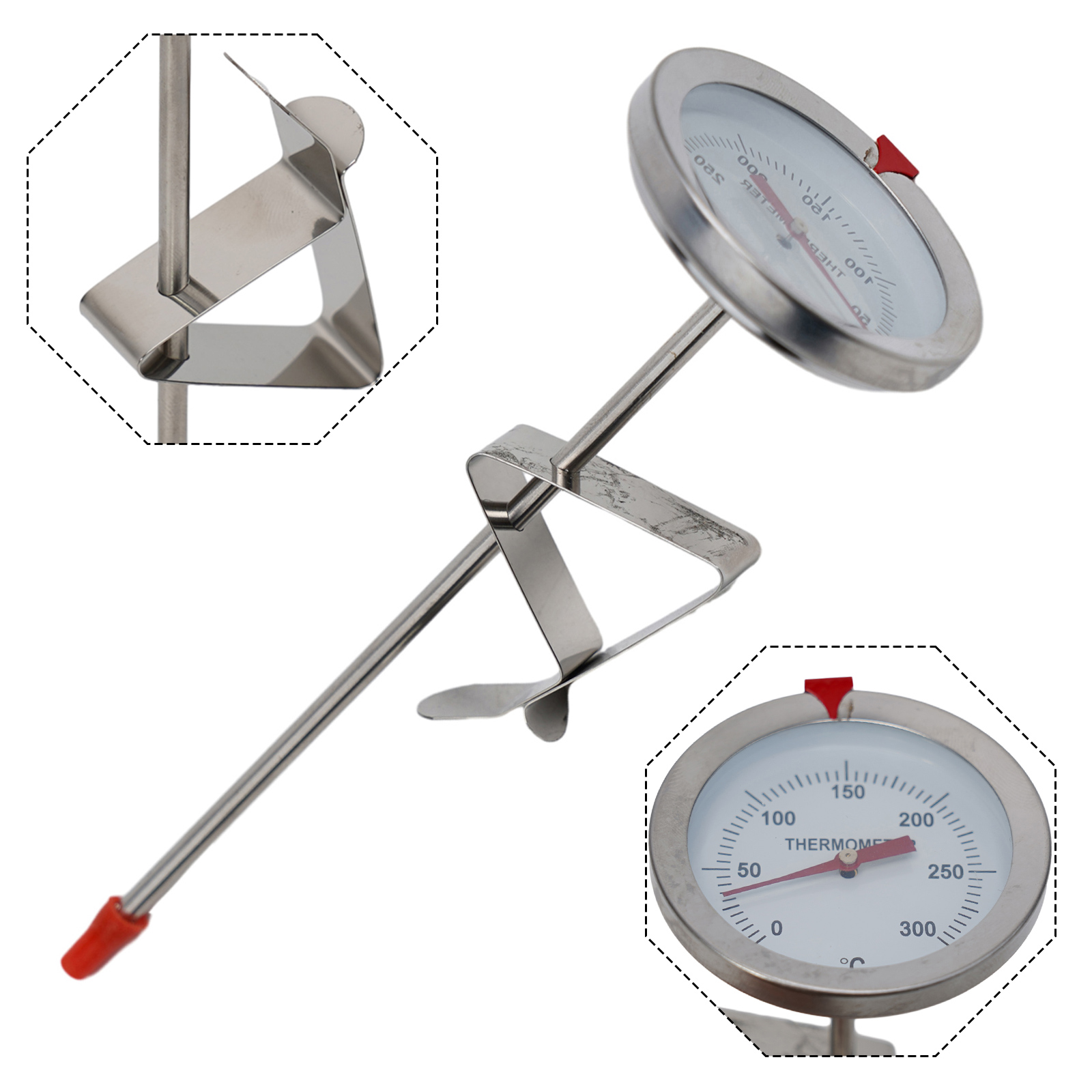 Kitchen Baking Utensil - Stainless Steel Probe Thermometer Kitchen Tools