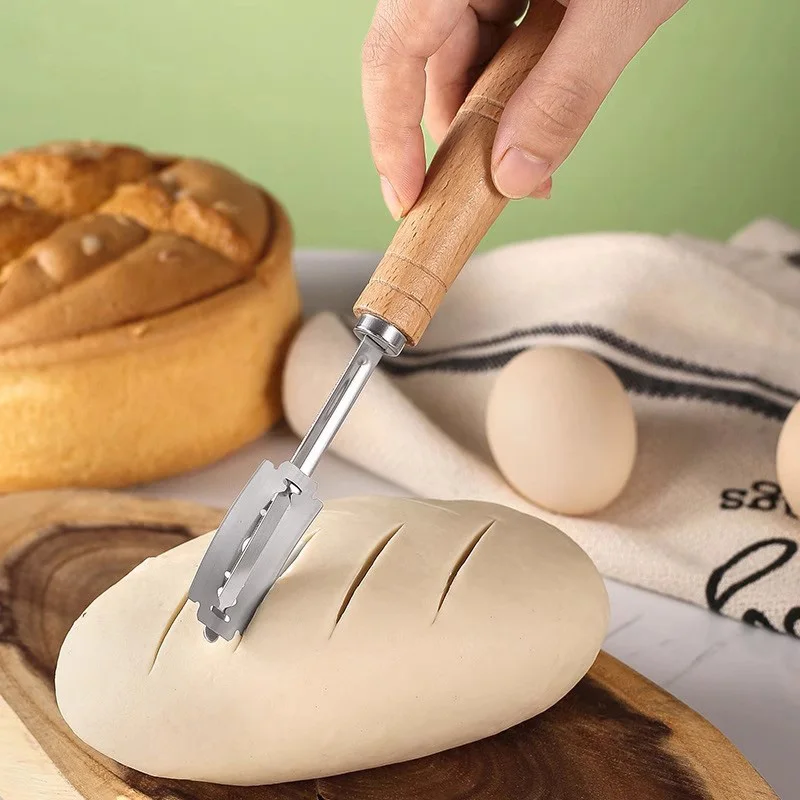 Dough Scraper Curved - Bakers dough Bread Pastry Cutter with