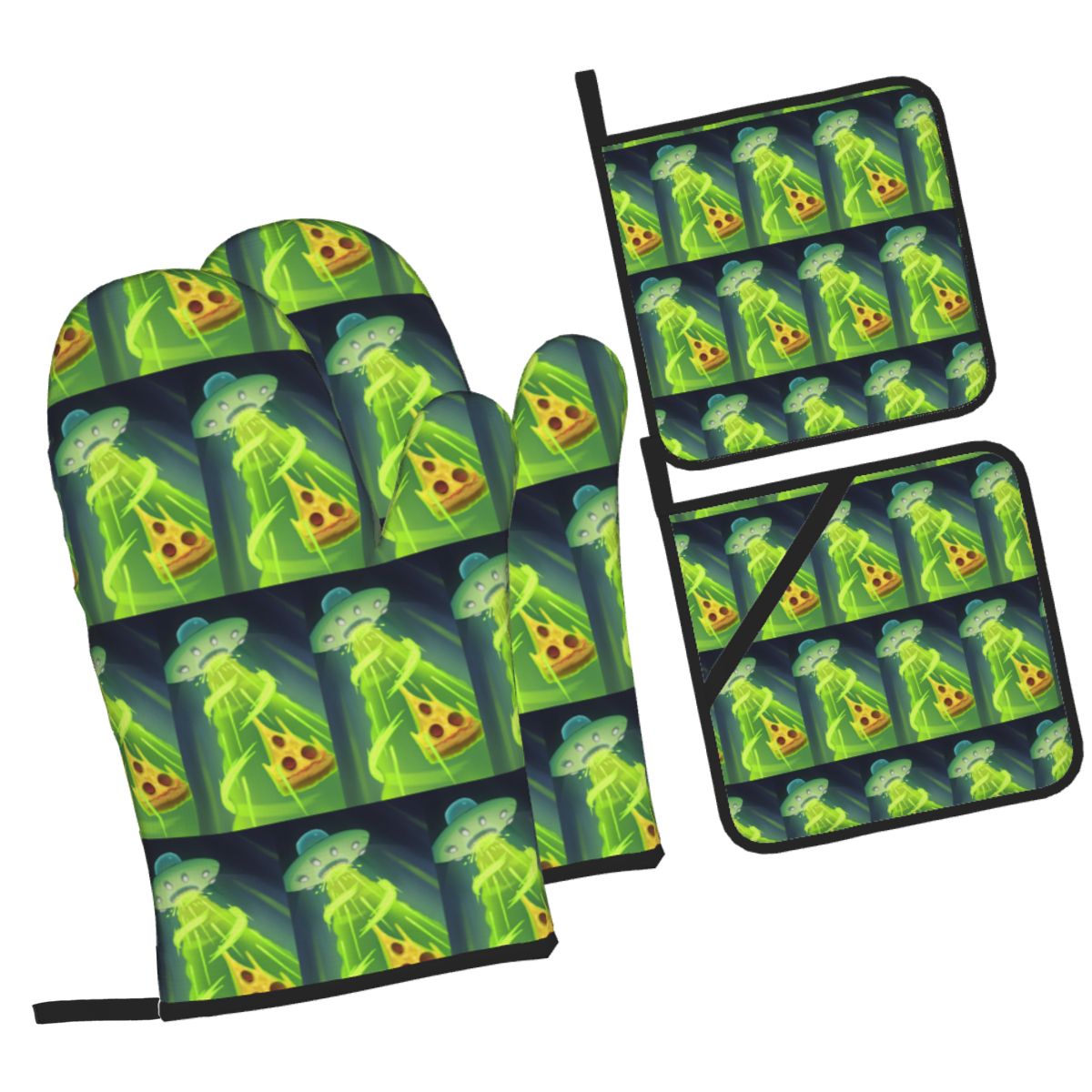 Kitchen And Baking Life - Wobbly Life Gaming Funny Oven Mitts