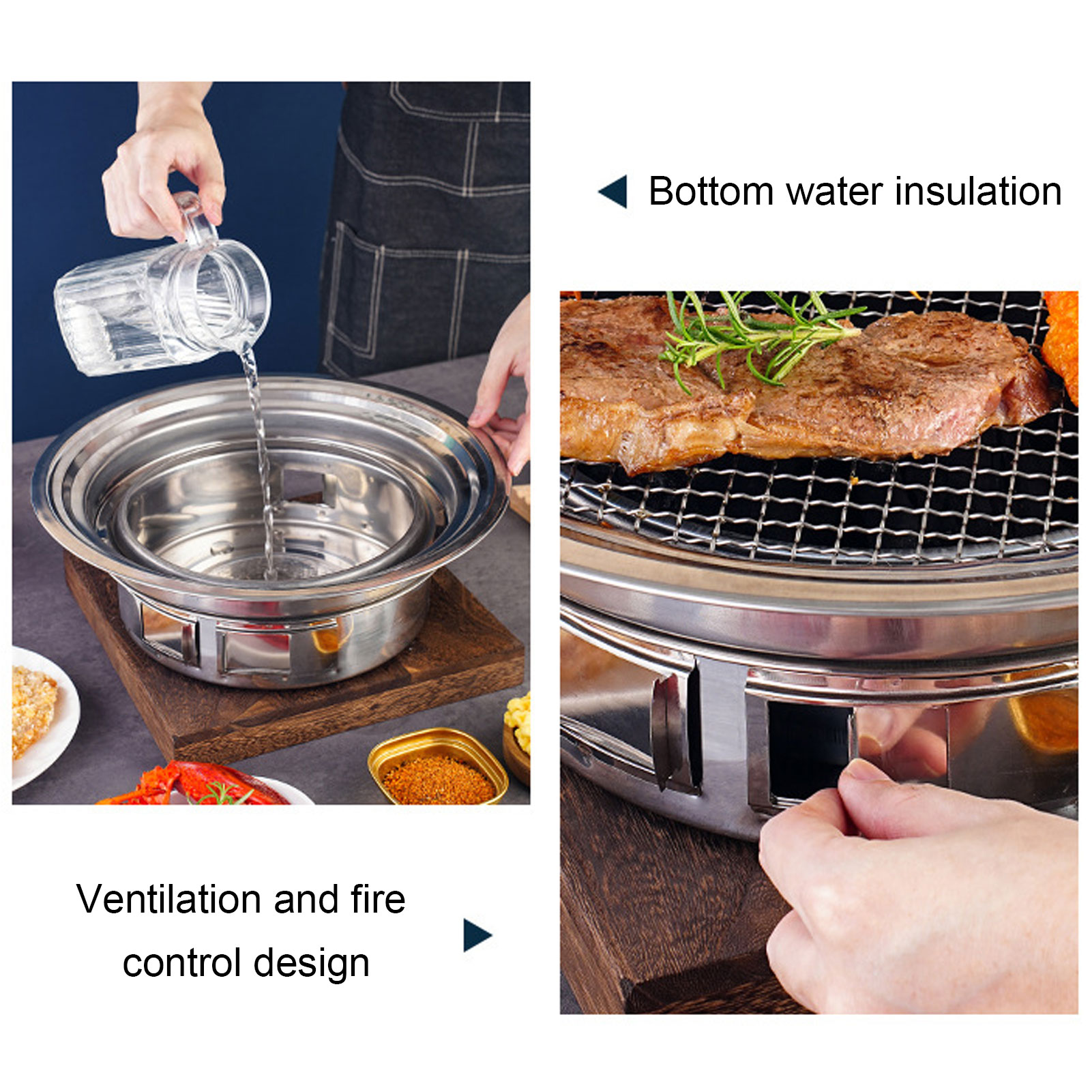 Thai Barbecue Grill Pan Thai B - Kitchen Baking Tray Organiser ulasan dan harga