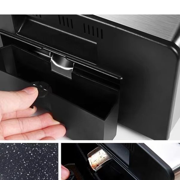 Electric BBQ Grill Machine Gri - Kitchen Baking Tray Organiser ulasan dan harga