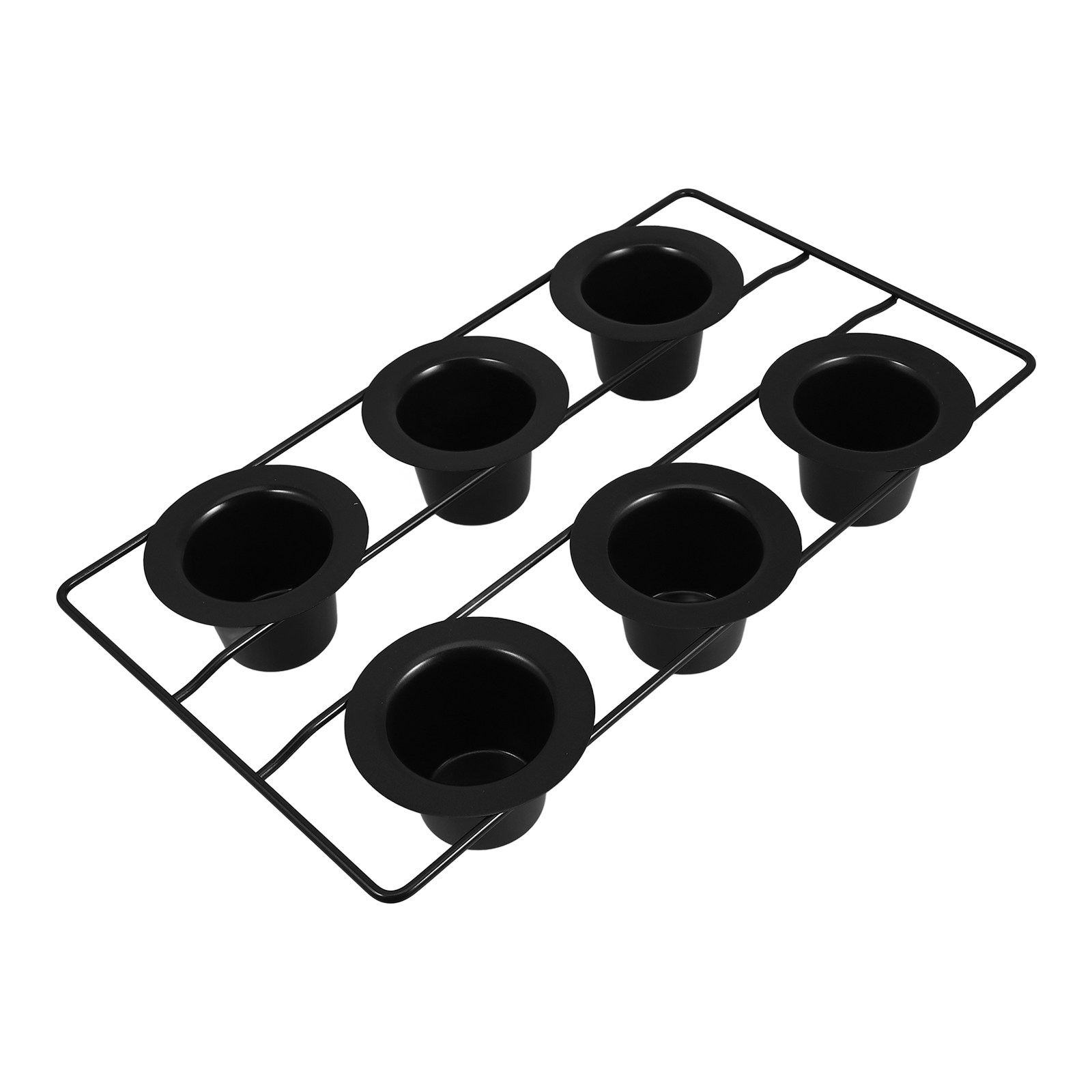 6-Cup Robust Black Carbon Stee - Muffin Tin Nonstick ulasan dan harga