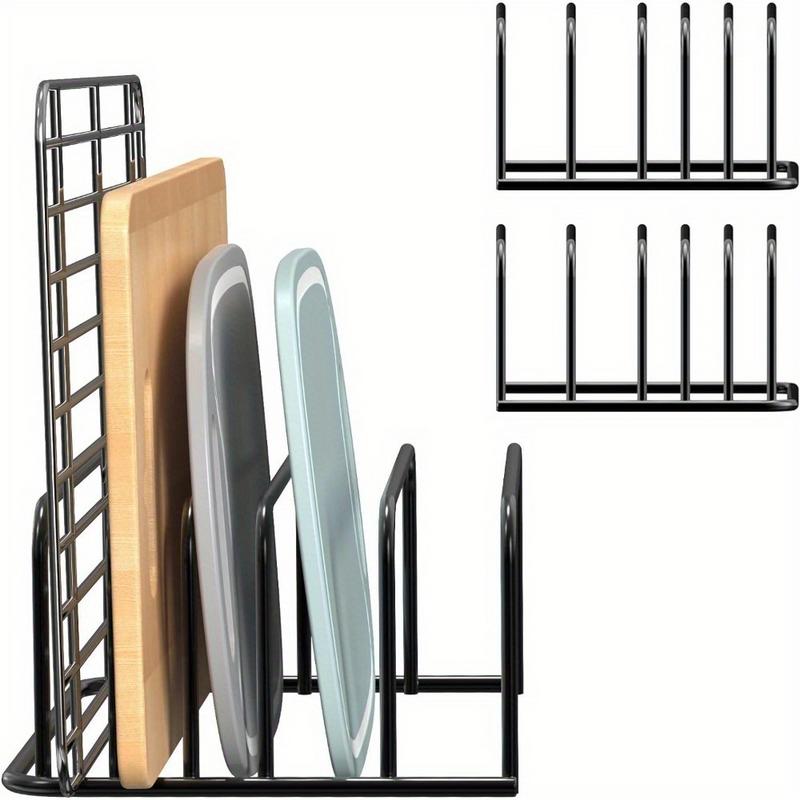 1Pc Cutting Board Organizer Ki - Kitchen Cabinet Baking Sheet Organizer ulasan dan harga
