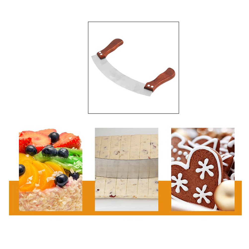 1pc Double Handle Nougat Cutte - Kitchen Baking Products ulasan dan harga
