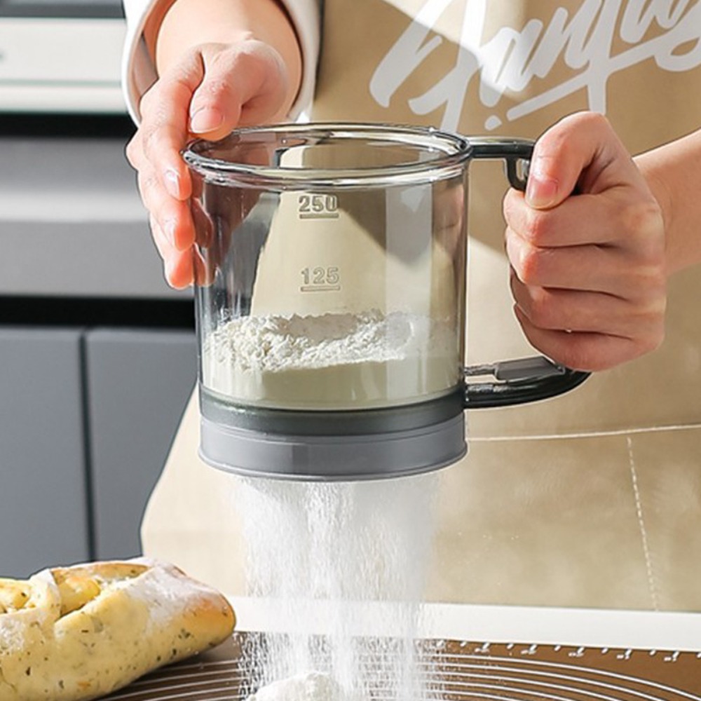 yesDouble Layer Flour Sifter M - Baking Powder Kitchen ulasan dan harga