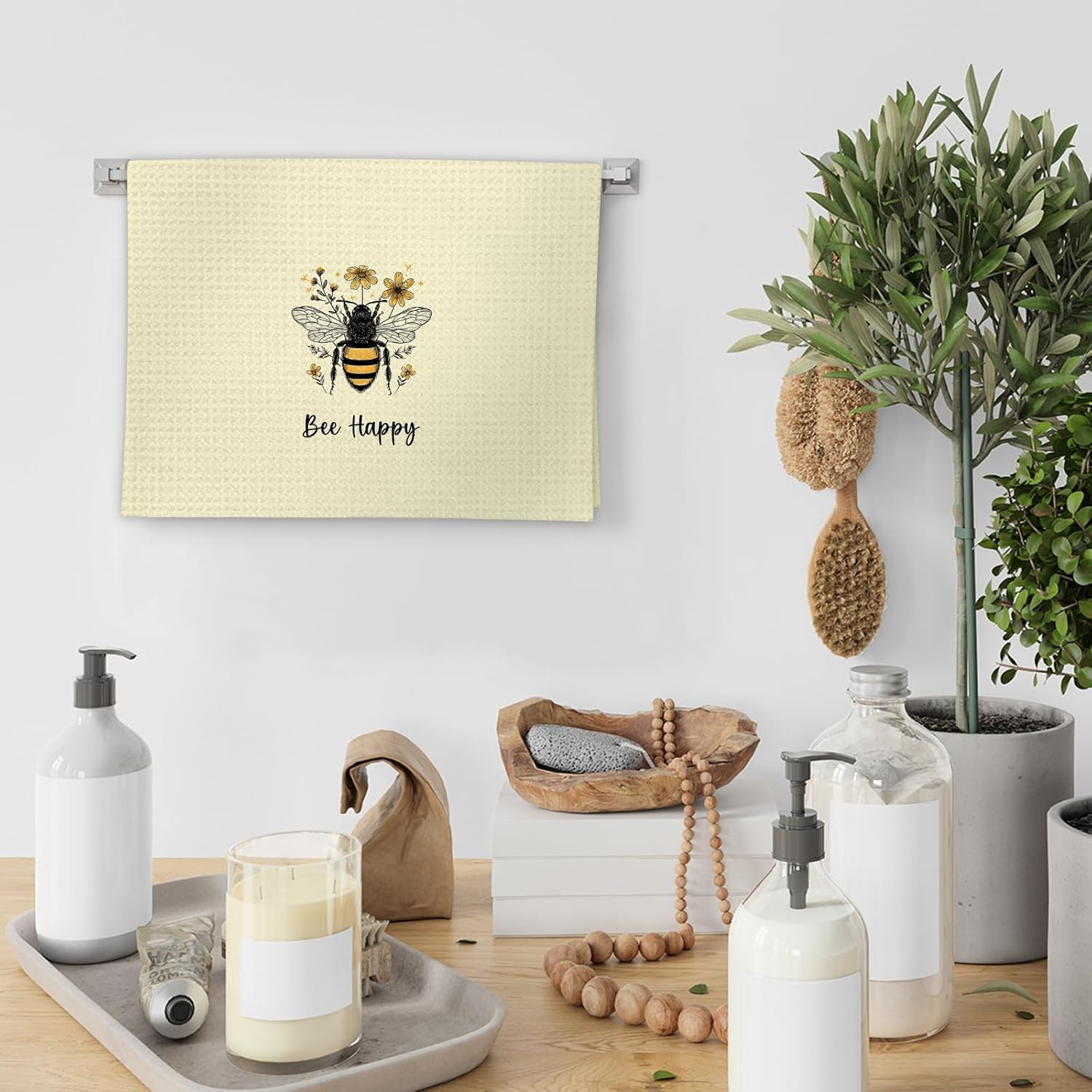 2Pcs, Summer Bee Happy Kitchen - Kitchen And Baking Life ulasan dan harga