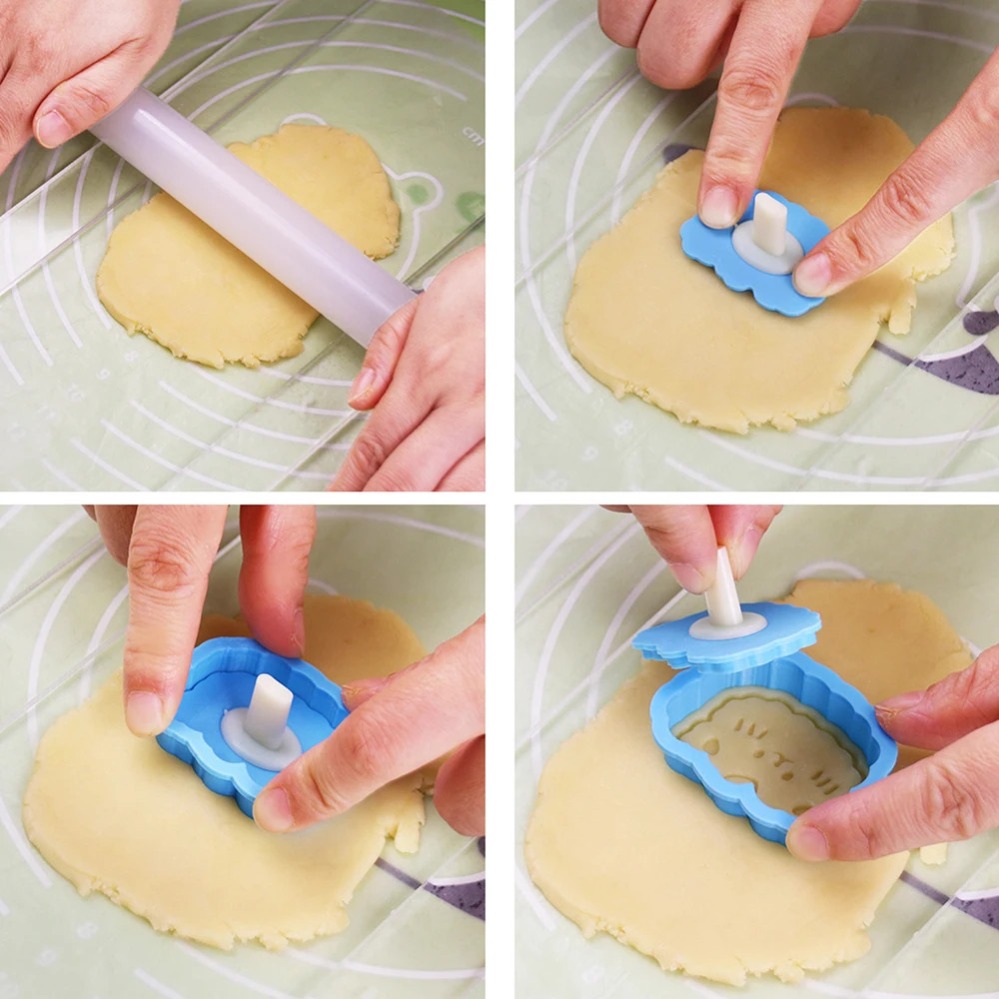 Cookie Mold Stamp Cartoon Saus - Kitchen Baking Products ulasan dan harga