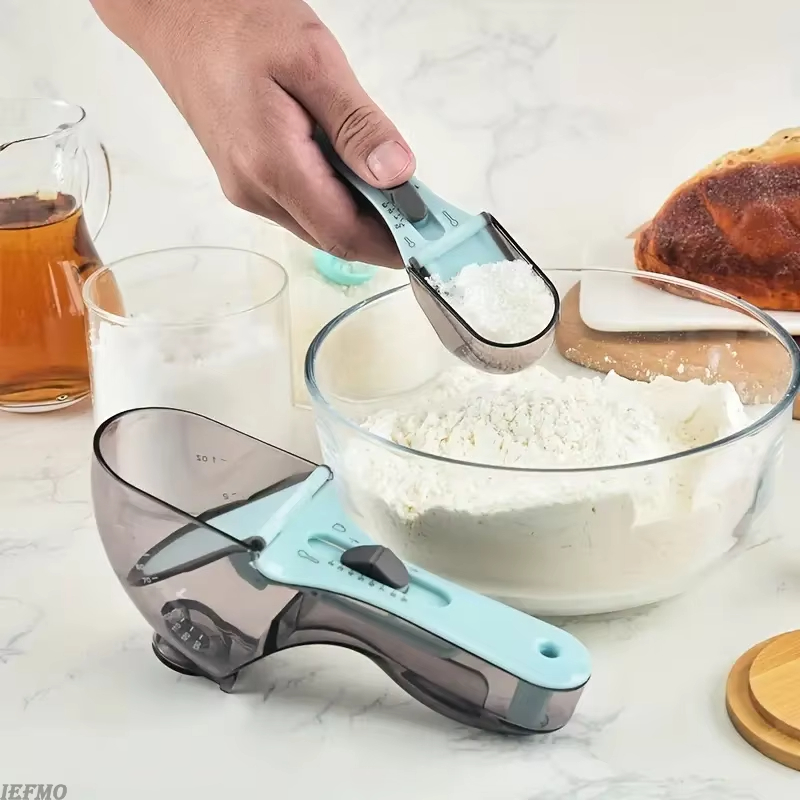Adjustable Measuring Spoon Bak - Kitchen Baking Scale ulasan dan harga