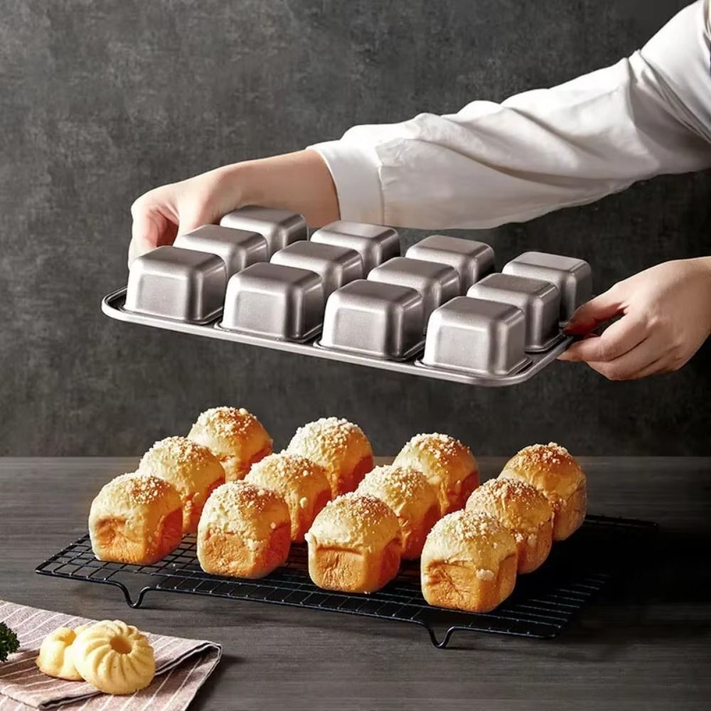 12 Cavity Square Muffin Tin Co - Muffin Tin Nonstick ulasan dan harga