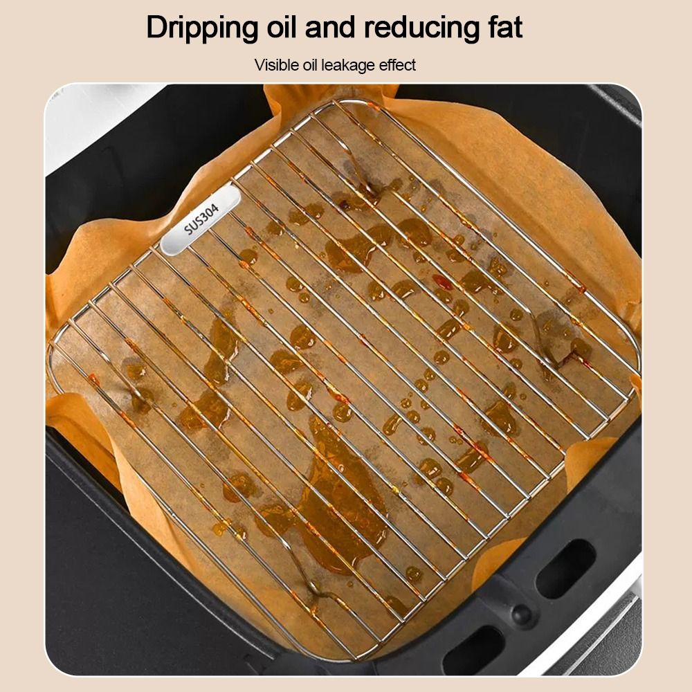 Portable Round Square Cooking  - Kitchen Baking Rack ulasan dan harga