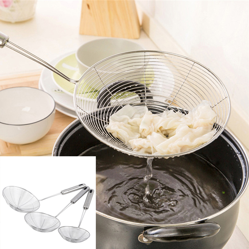 Oval Skimmer Stainless Steel F - Kitchen And Baking Life ulasan dan harga