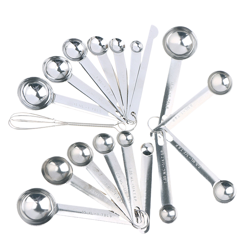 Stainless Steel Measuring Spoo - Kitchen Baking Scale ulasan dan harga