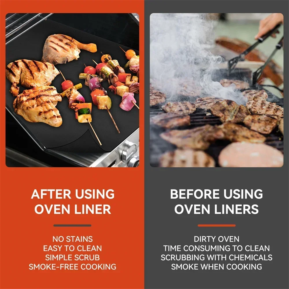 Reusable Non-Stick Oven Liners - Super Kitchen Baking Mat ulasan dan harga
