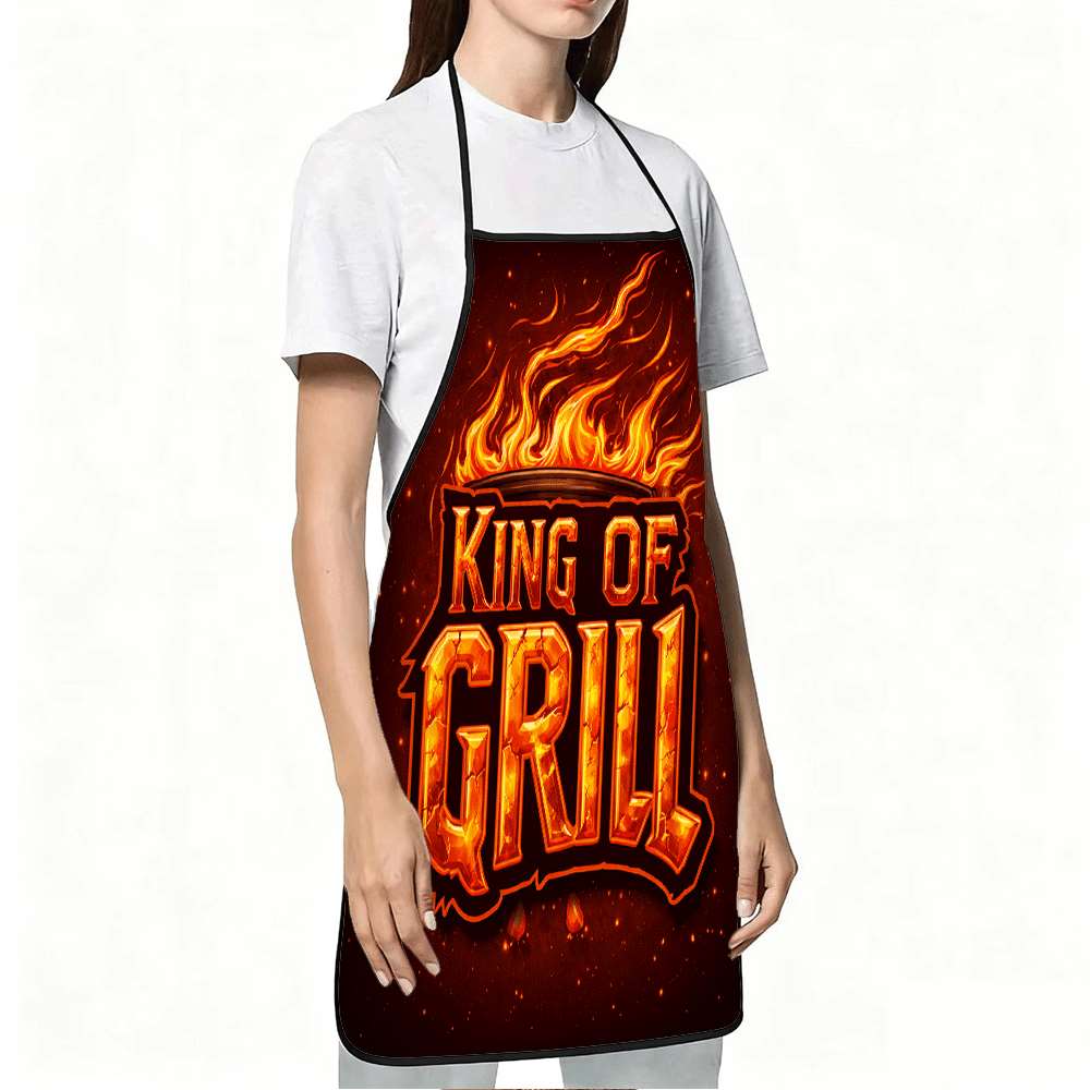 1 Piece of Bbq King Apron, Bbq - Kitchen Baking Gift Ideas ulasan dan harga
