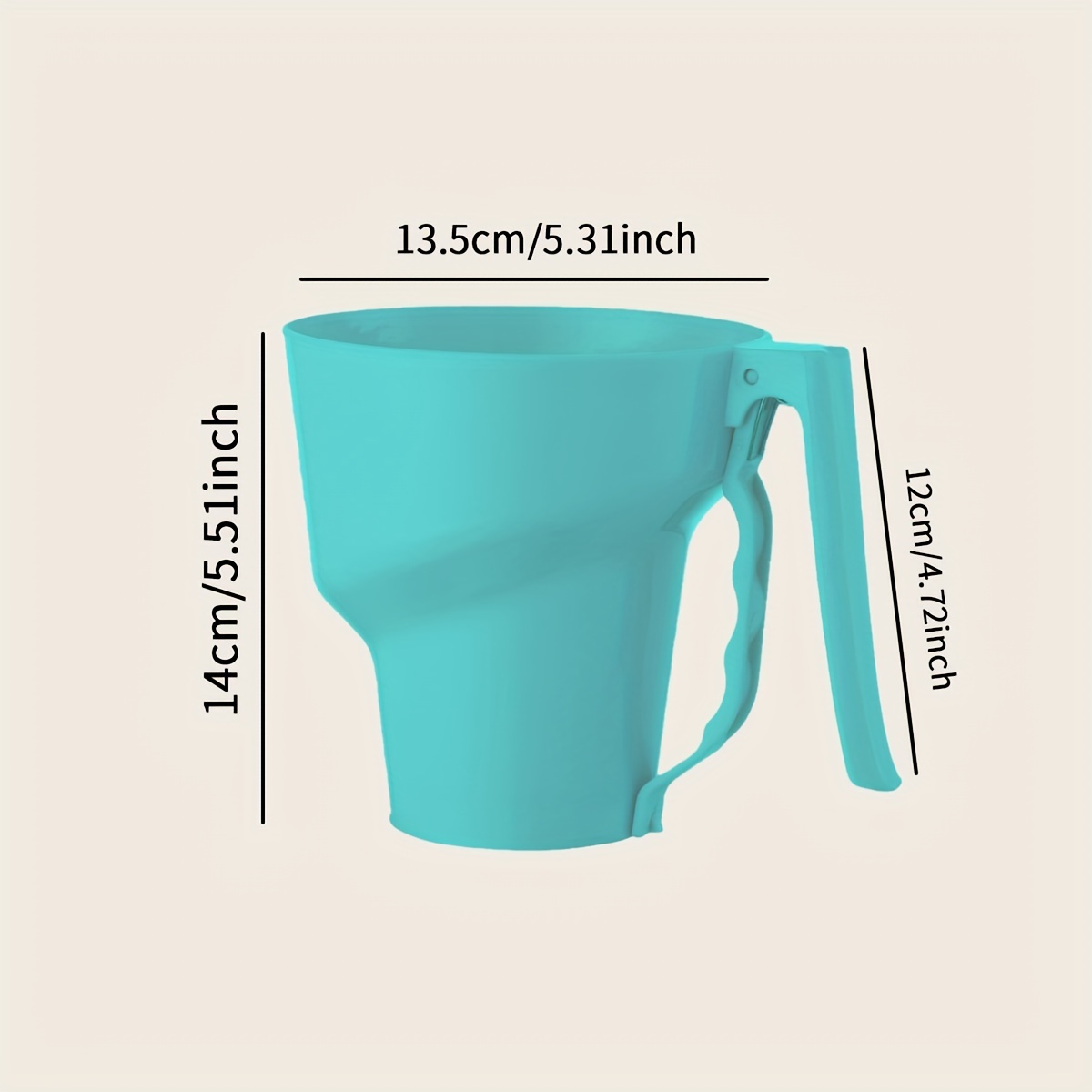 1pc-Plastic Hand-held Powder S - Baking Powder Kitchen ulasan dan harga