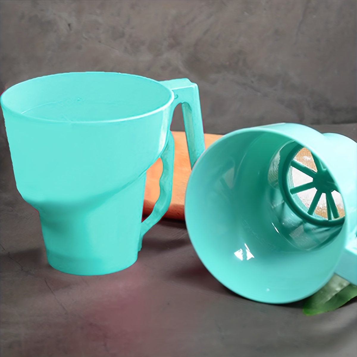 1pc-Plastic Hand-held Powder S - Baking Powder Kitchen ulasan dan harga