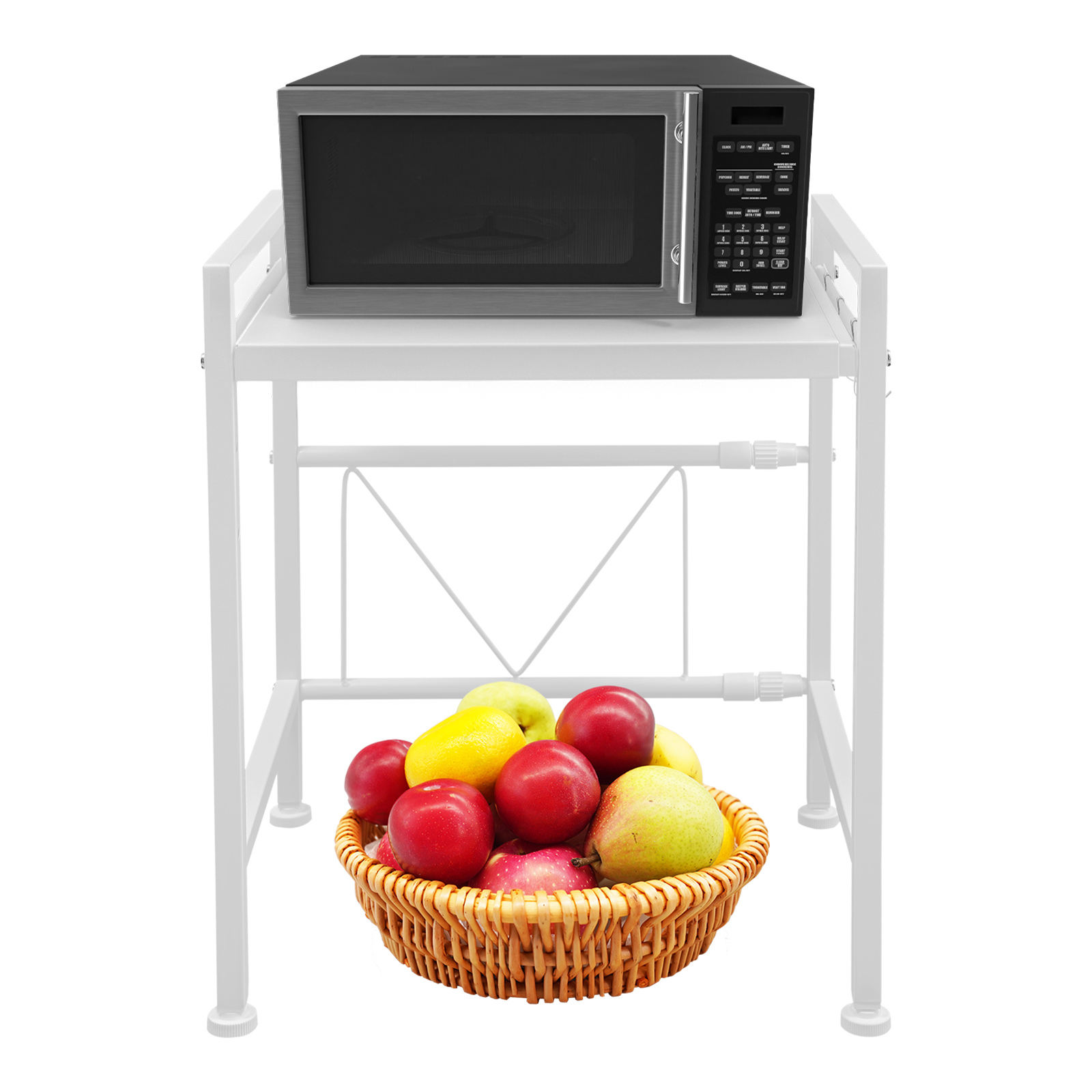 Expandable Microwave Rack Whit - Kitchen Baking Rack ulasan dan harga