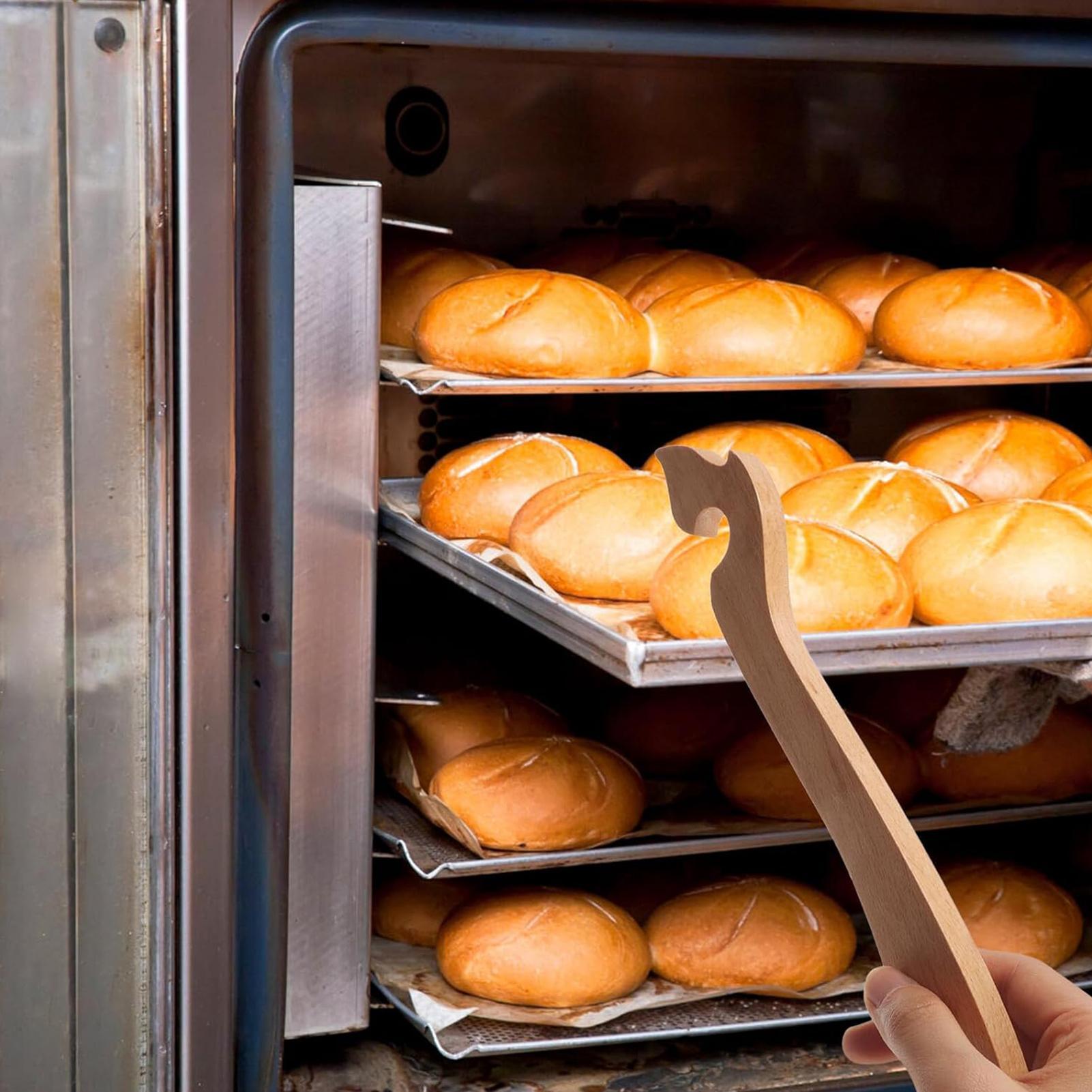 Wooden Long Handle Oven Rack P - Kitchen Baking Rack ulasan dan harga