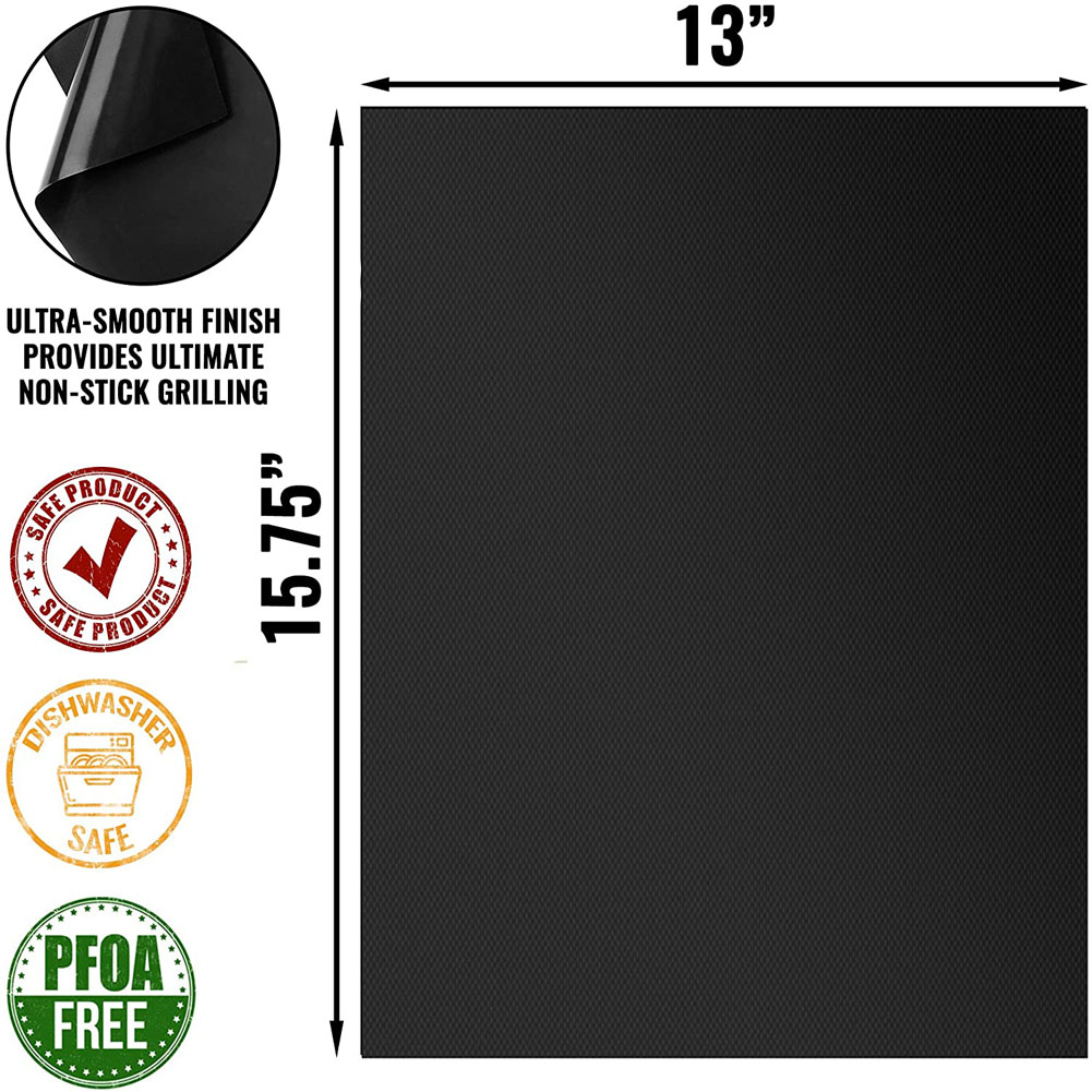 BBQ Grill Mat Non-stick Mat He - Super Kitchen Baking Mat ulasan dan harga
