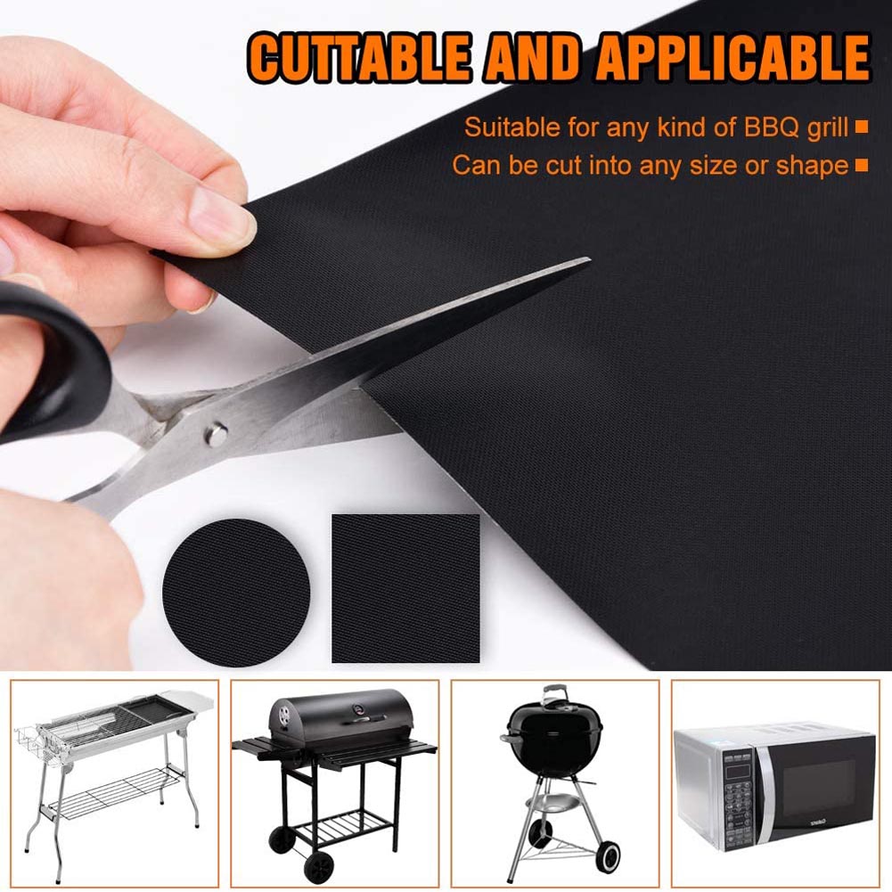 BBQ Grill Mat Non-stick Mat He - Super Kitchen Baking Mat ulasan dan harga