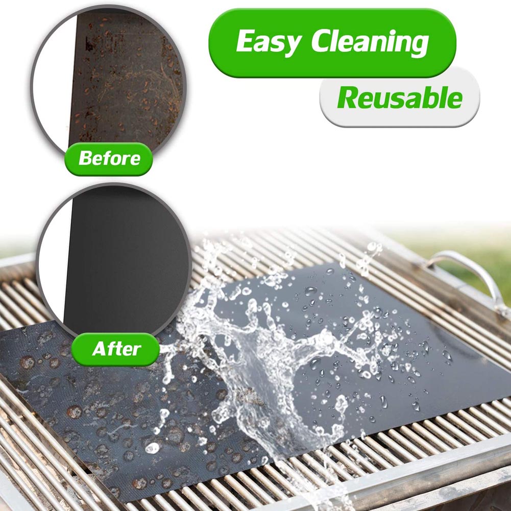 BBQ Grill Mat Non-stick Mat He - Super Kitchen Baking Mat ulasan dan harga