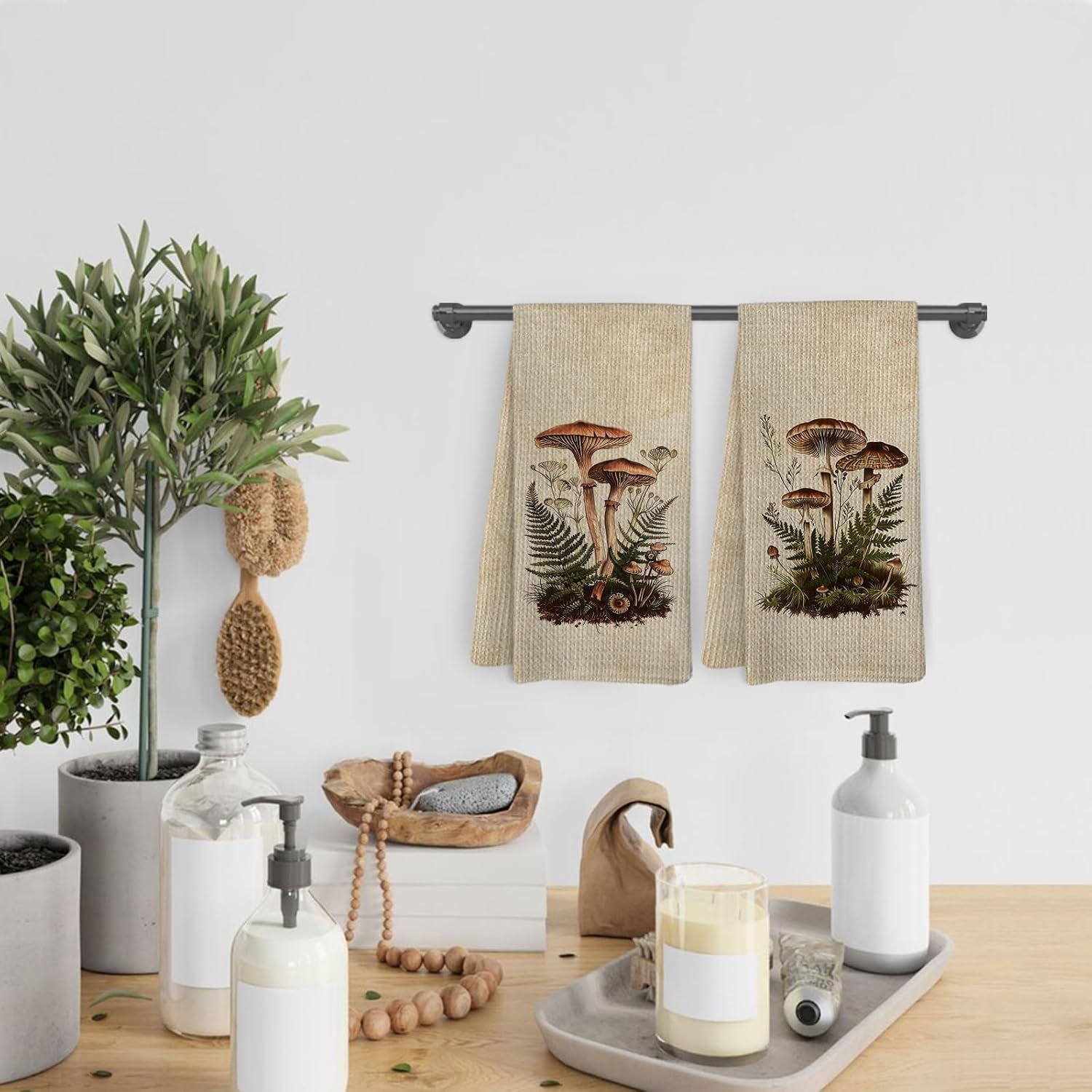 2Pcs, Vintage Mushroom Kitchen - Kitchen And Baking Life ulasan dan harga