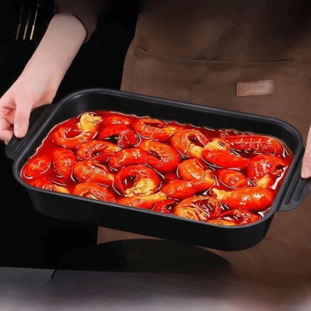 Universal Carbon Steel Grilled - Kitchen Baking Tray Organiser ulasan dan harga