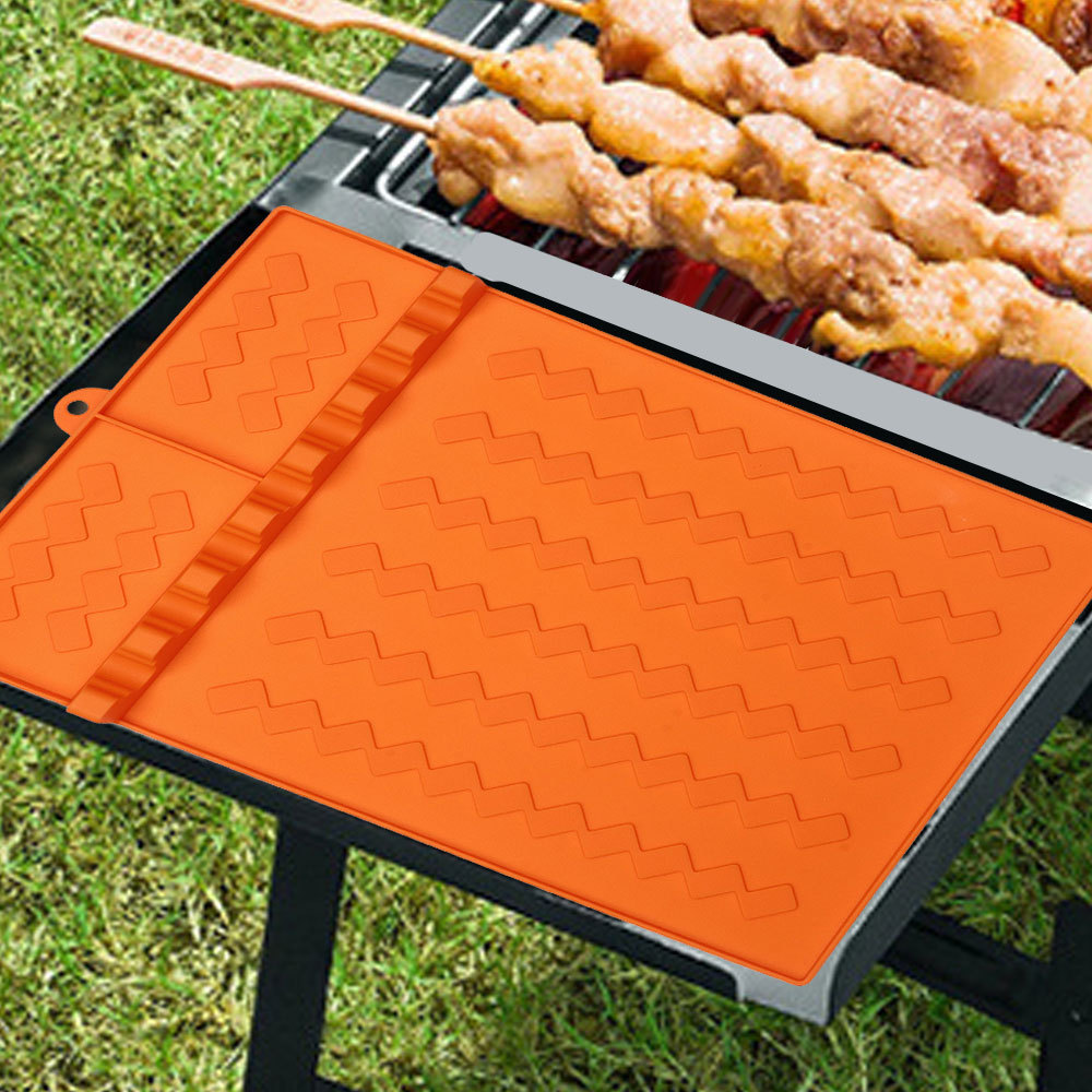 Silicone BBQ Grill Side Burner - Super Kitchen Baking Mat ulasan dan harga