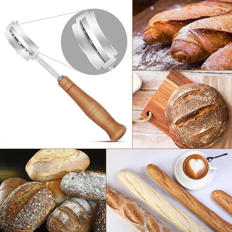 Dough Bread Pastry Cutter with - Dough Scraper Curved ulasan dan harga
