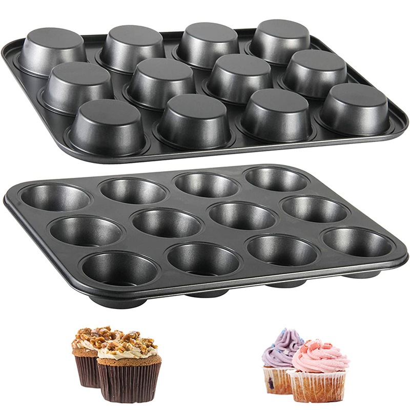 LMETJMA Muffin Tray Cupcake Ba - Muffin Tin Nonstick ulasan dan harga