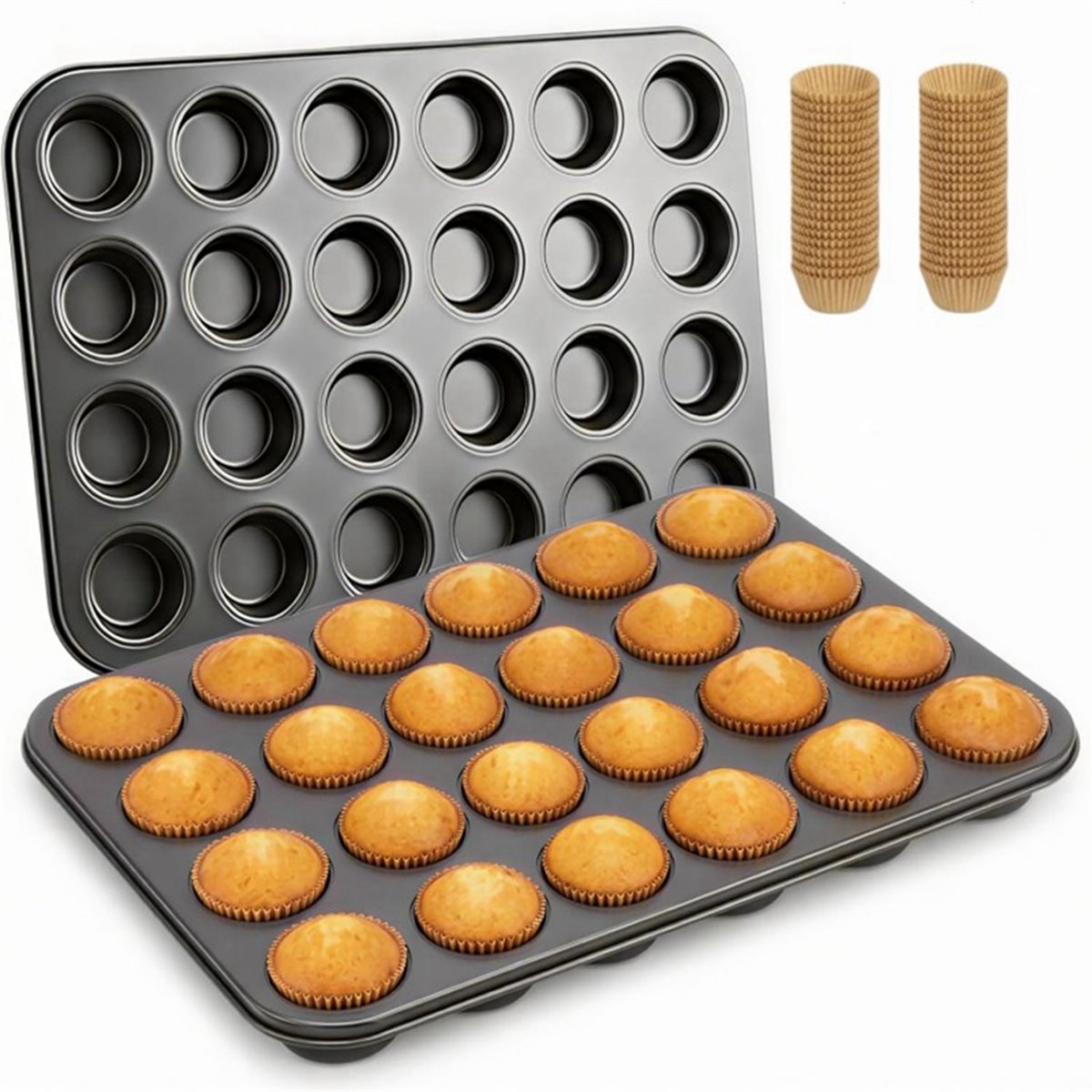 Mini Muffin Pan with Cupcake L - Muffin Tin Nonstick ulasan dan harga
