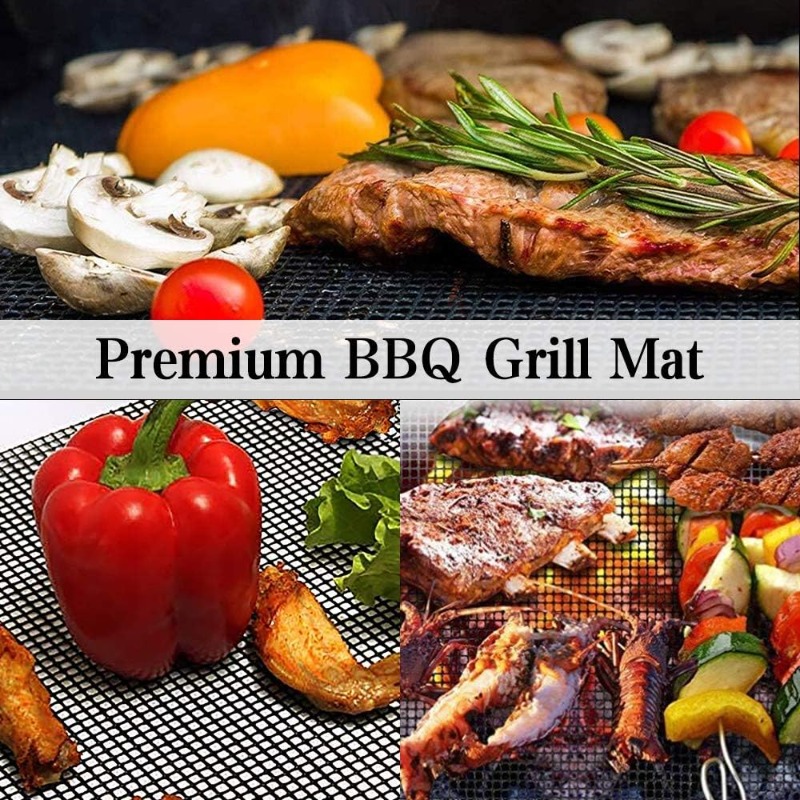 Grill Mesh Mat Set of 5, Reusa - Super Kitchen Baking Mat ulasan dan harga