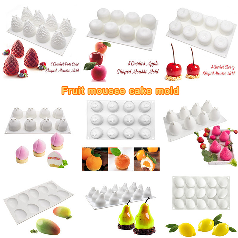 Food-Grade Silicone Fruit Seri - Silicone Cake Mold ulasan dan harga
