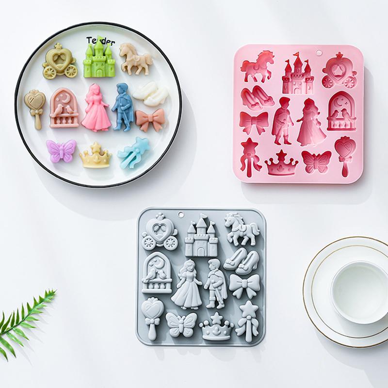 12‑Cavity 3D Prince Princess S - Silicone Cake Mold ulasan dan harga