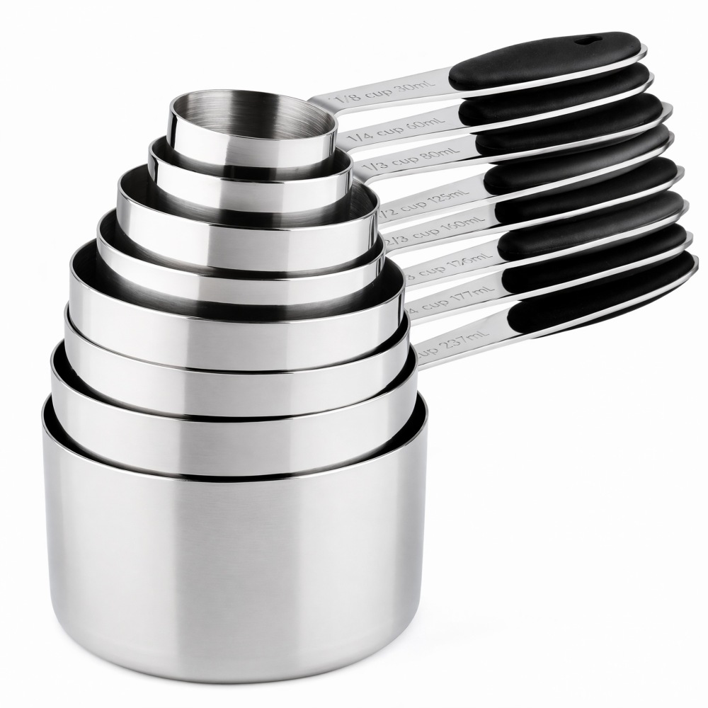 Stainless Steel Measuring Cups - Kitchen Baking Scale ulasan dan harga