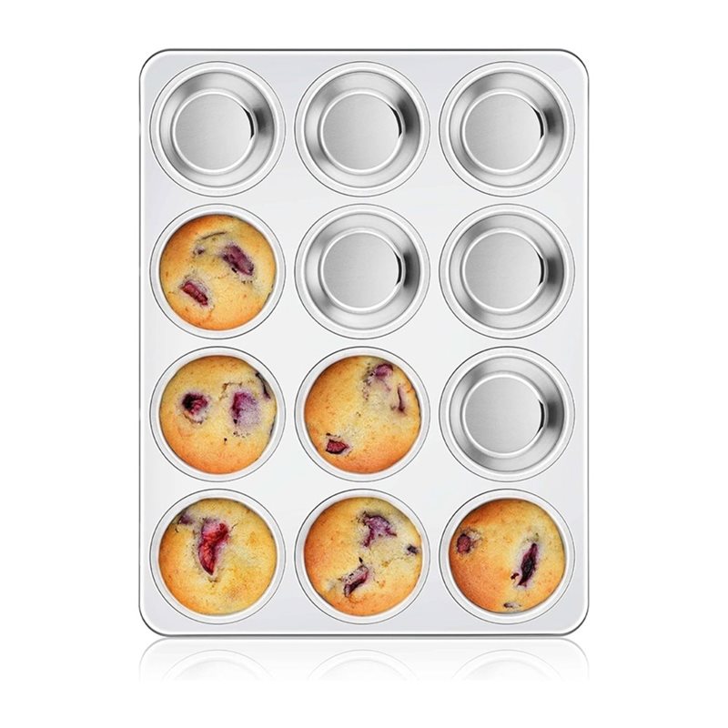 ABAE-Muffin Pan, Stainless Ste - Muffin Tin Nonstick ulasan dan harga