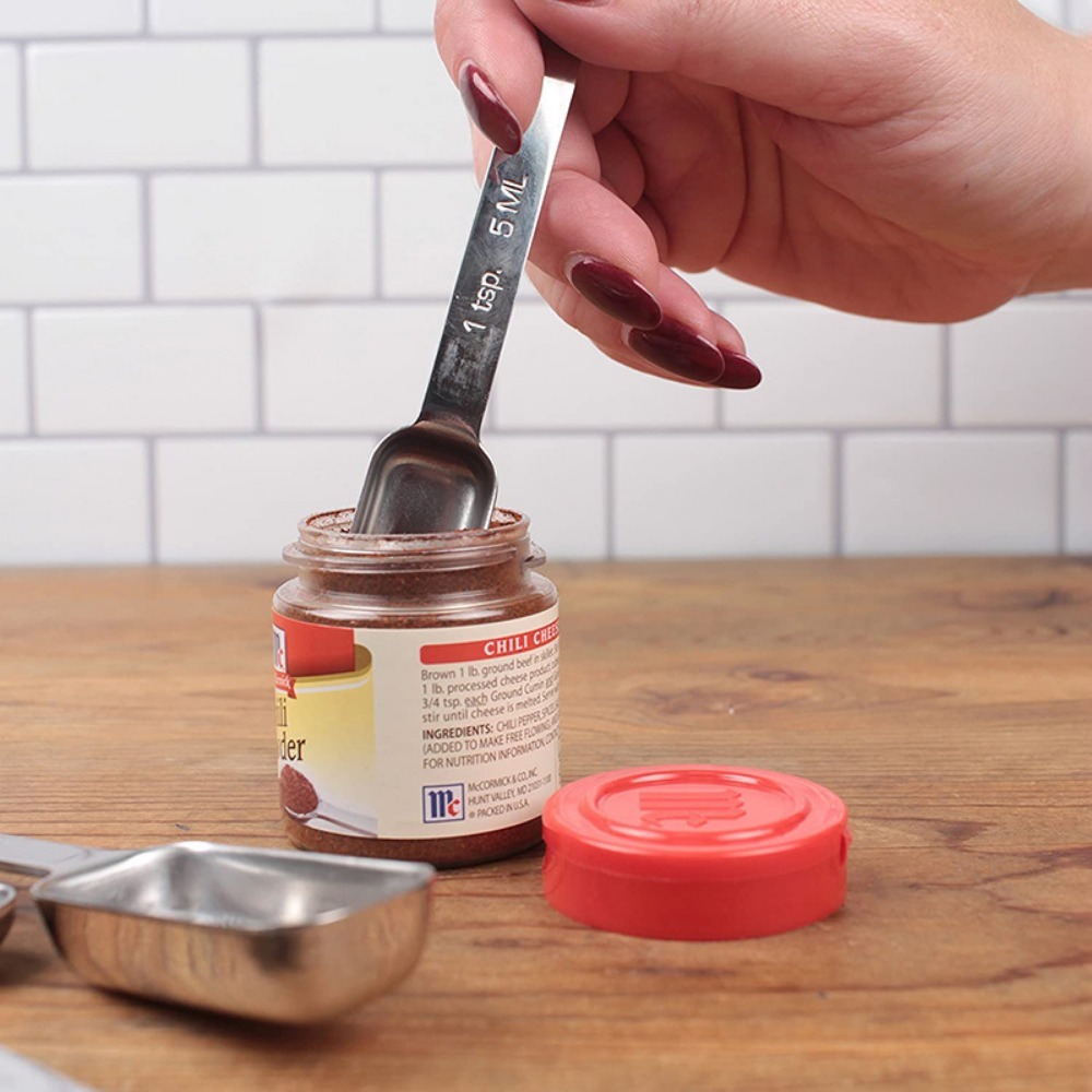 6Pcs Stainless Steel Measuring - Baking Powder Kitchen ulasan dan harga