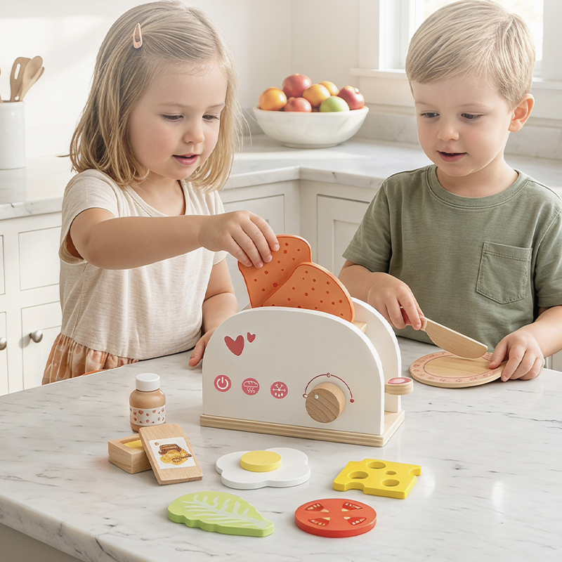 Pretend Play Wooden Kitchen Se - Kitchen And Baking Life ulasan dan harga