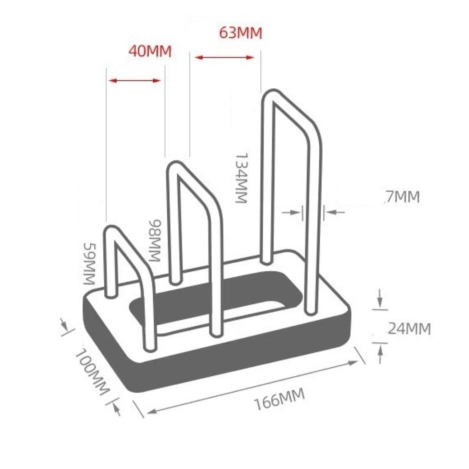 Cutting Board Rack Pot Lid Rac - Kitchen Cabinet Baking Sheet Organizer ulasan dan harga