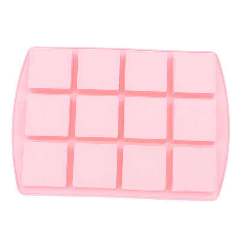 *1Pcs 12-Cavity Square Silicon - Silicone Cake Mold ulasan dan harga