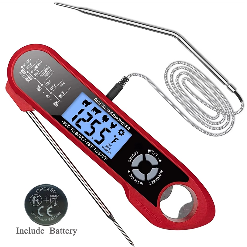 Meat Thermometer Dual-Probe Di - Kitchen Equipment For Baking ulasan dan harga