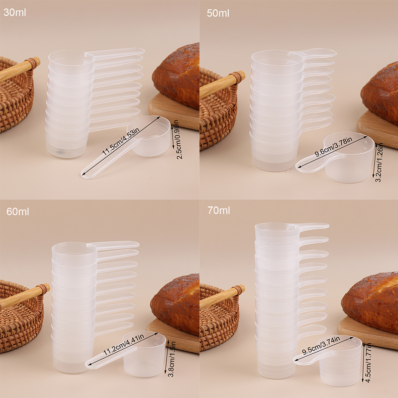 10Pcs 15/25/30/35g Transparent - Baking Powder Kitchen ulasan dan harga