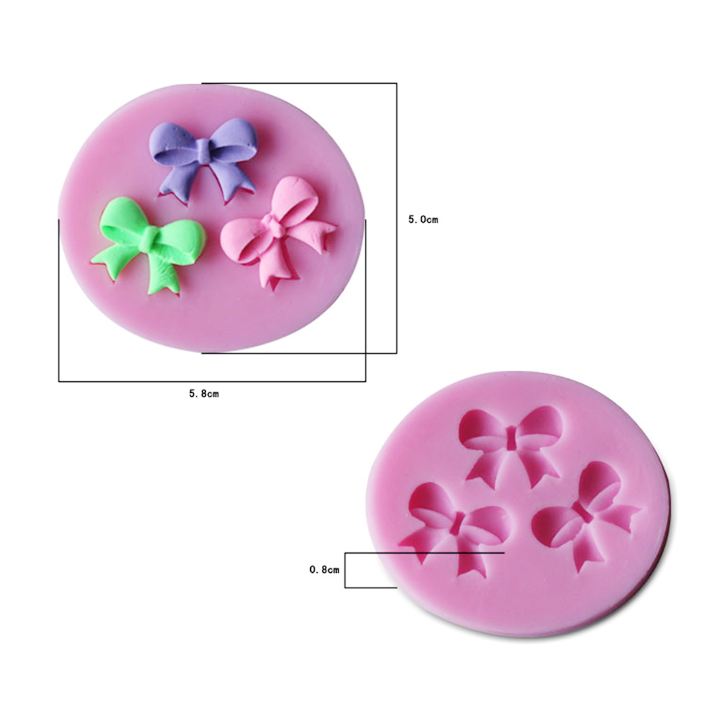 New DIY 3D Cake Decorating Bow - Silicone Cake Mold ulasan dan harga