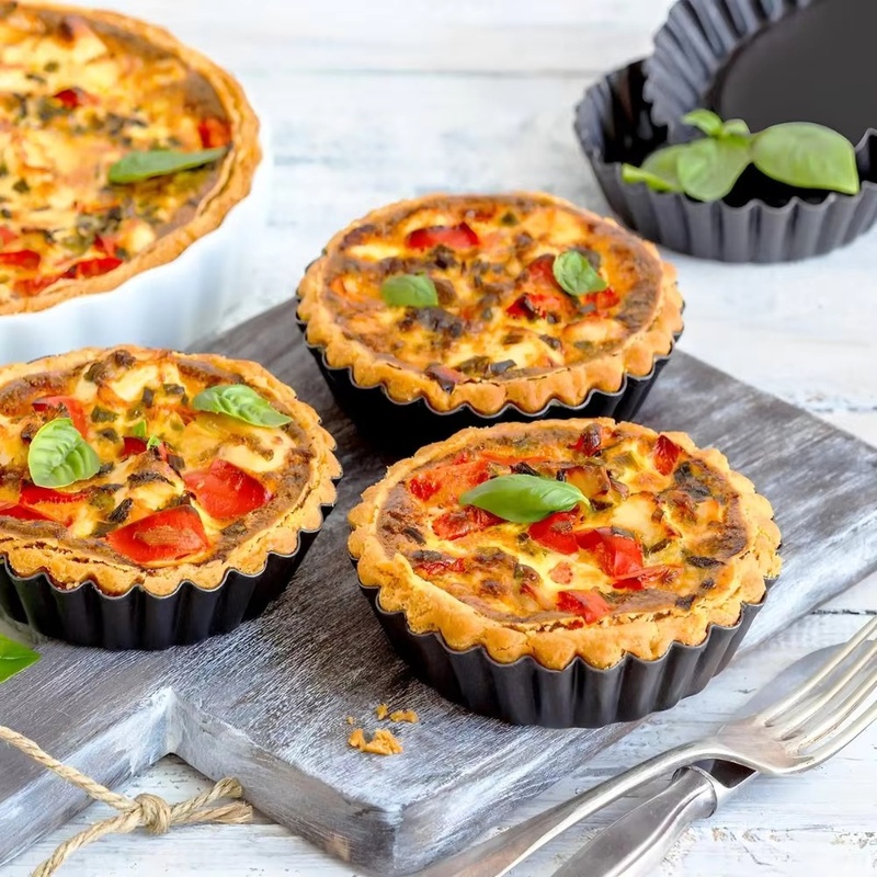 1pc Removable Bottom Fluted Ta - Kitchen Baking Products ulasan dan harga