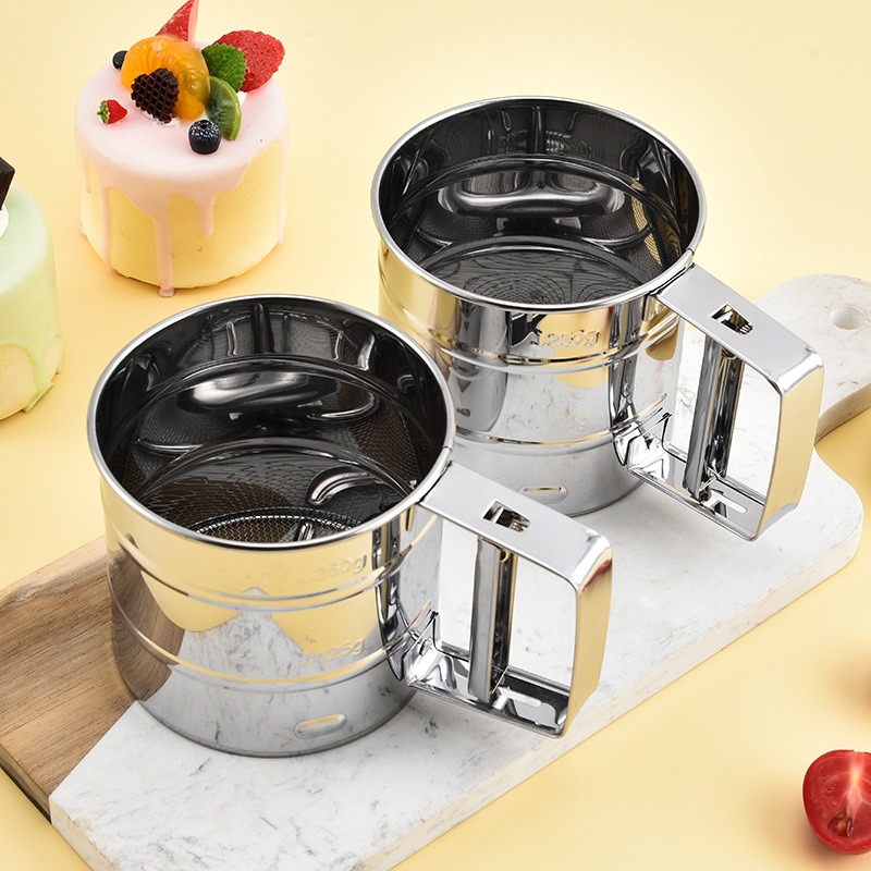 1PC Stainless Steel Flour Sift - Baking Powder Kitchen ulasan dan harga
