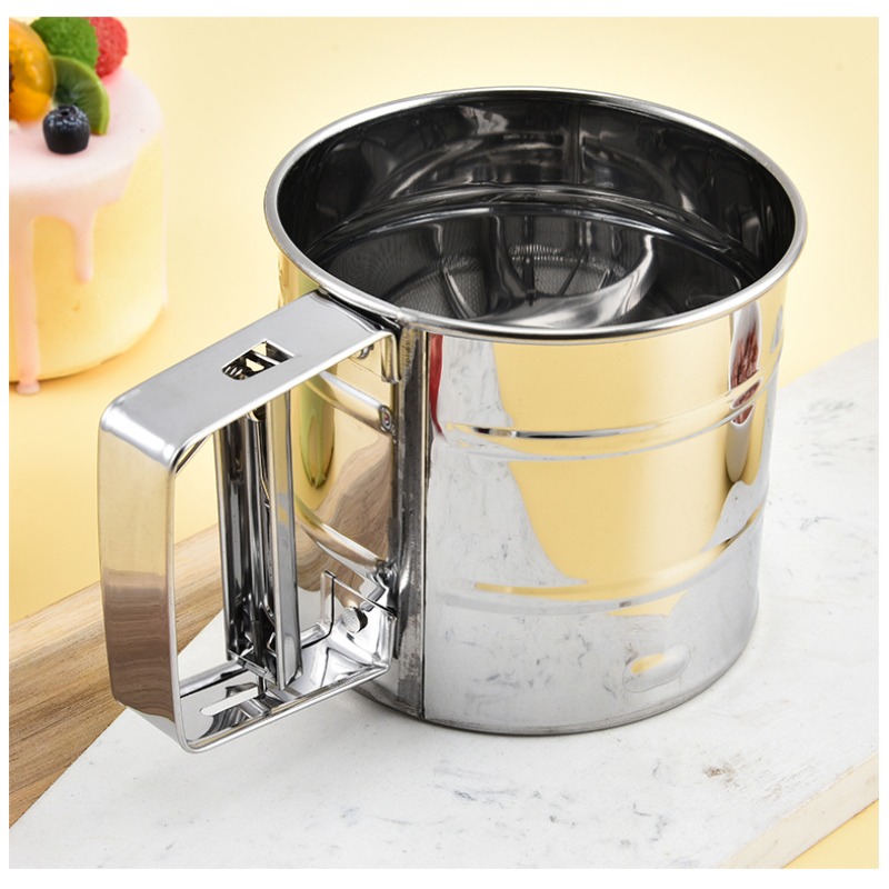 1PC Stainless Steel Flour Sift - Baking Powder Kitchen ulasan dan harga