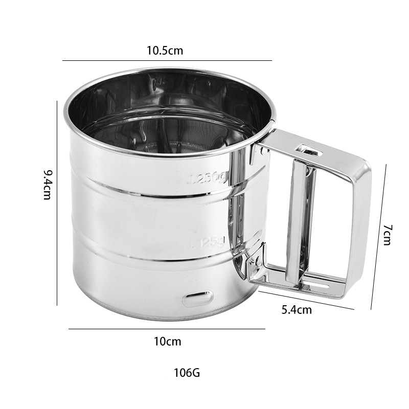 1PC Stainless Steel Flour Sift - Baking Powder Kitchen ulasan dan harga